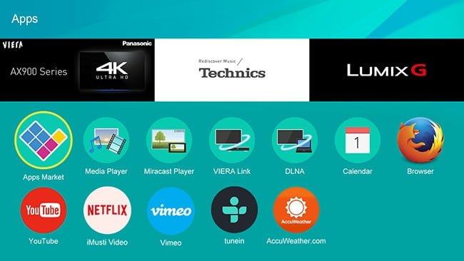 Firefox OS - My Home Screen 2.0 - Panasonic Viera DX900